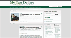 Desktop Screenshot of mytwodollars.com